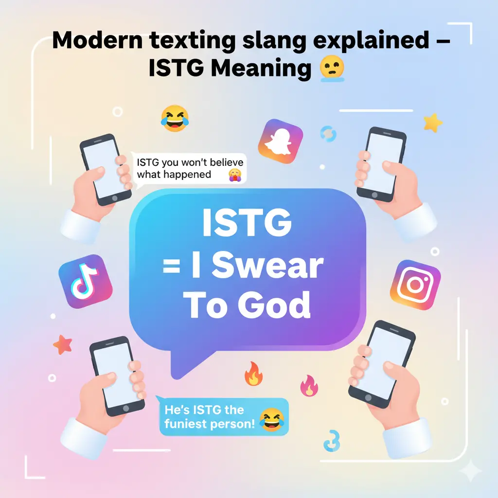 istg meaning slang