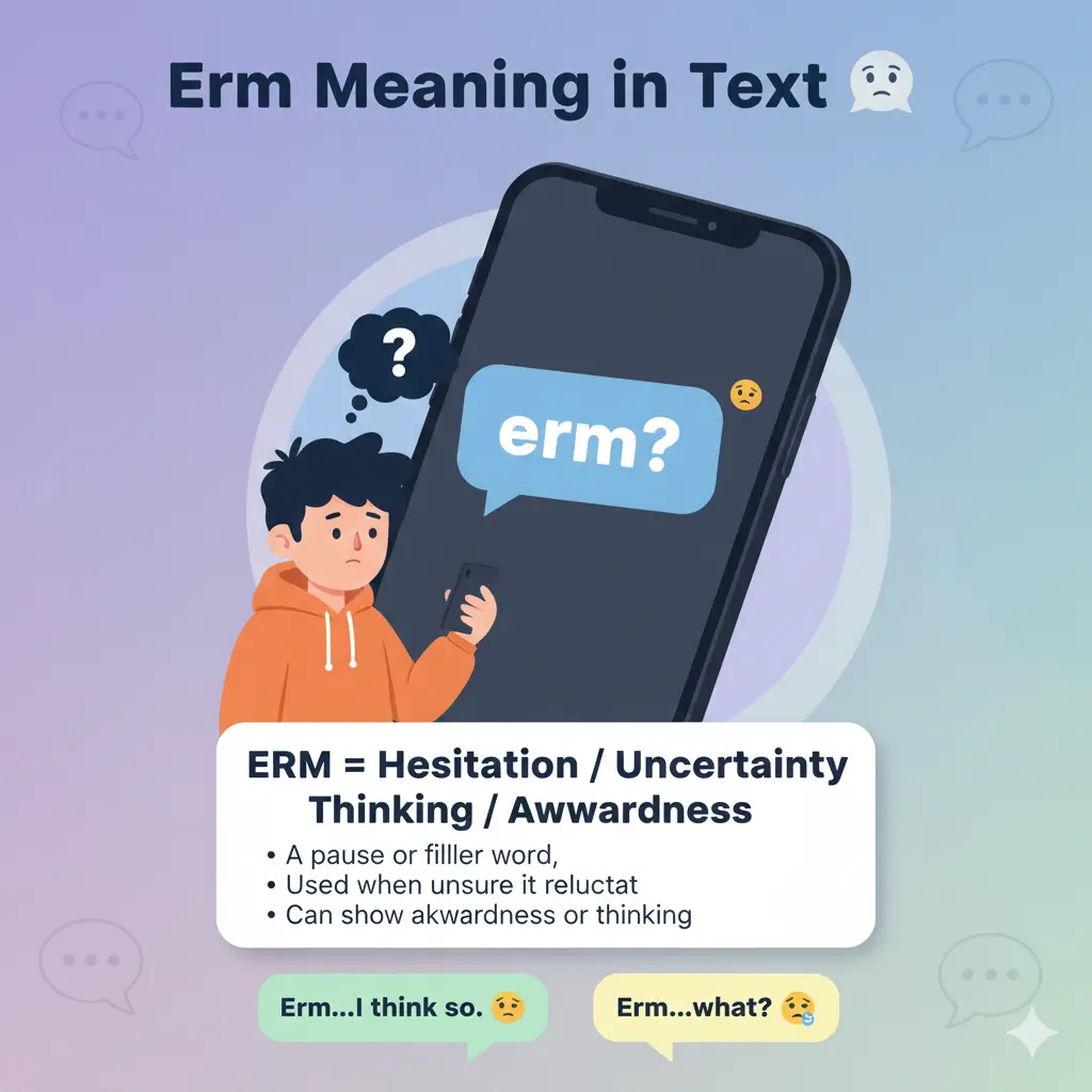 Erm Meaning in Text