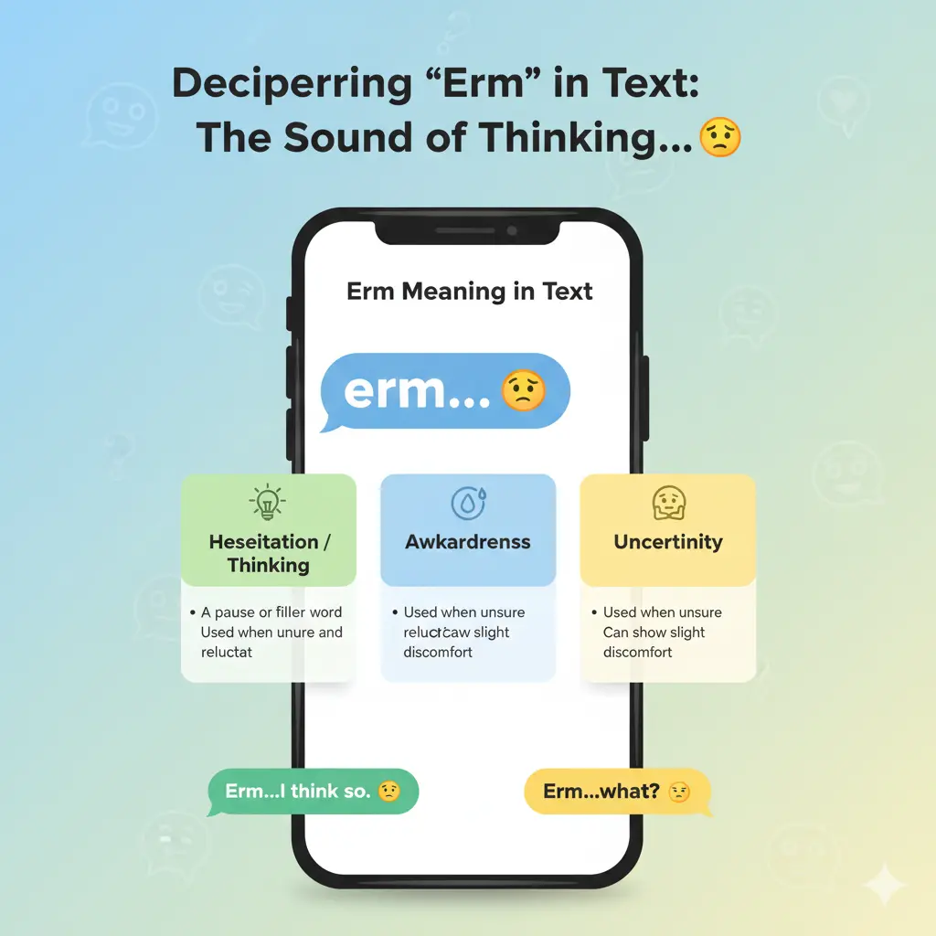 What Does “Erm” Mean in Text?