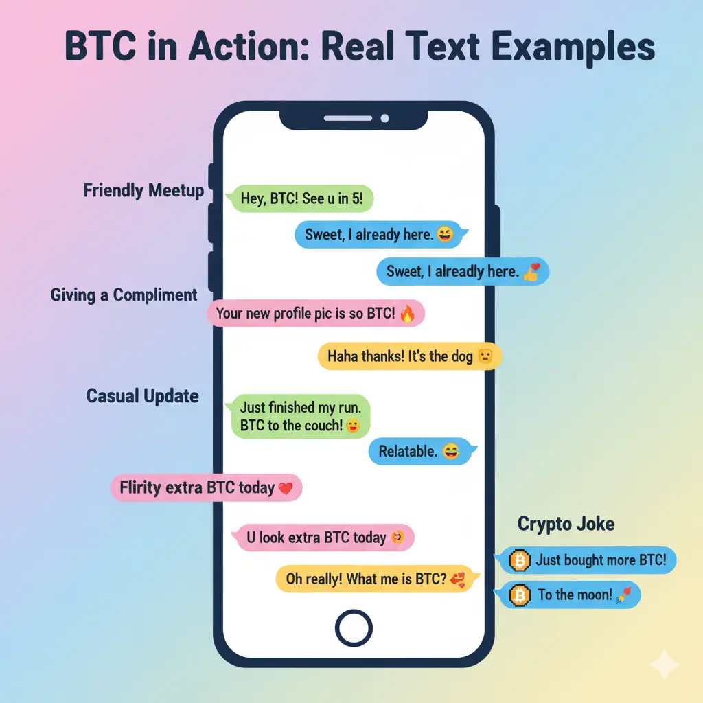 Examples of BTC in Conversation