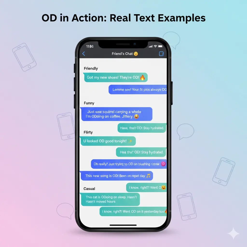 Examples of OD in Conversation