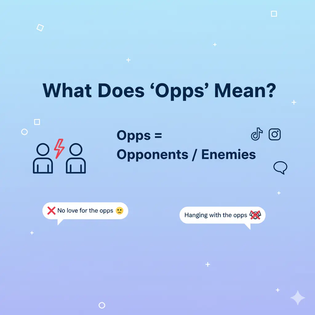 What Does Opps Mean in Text?