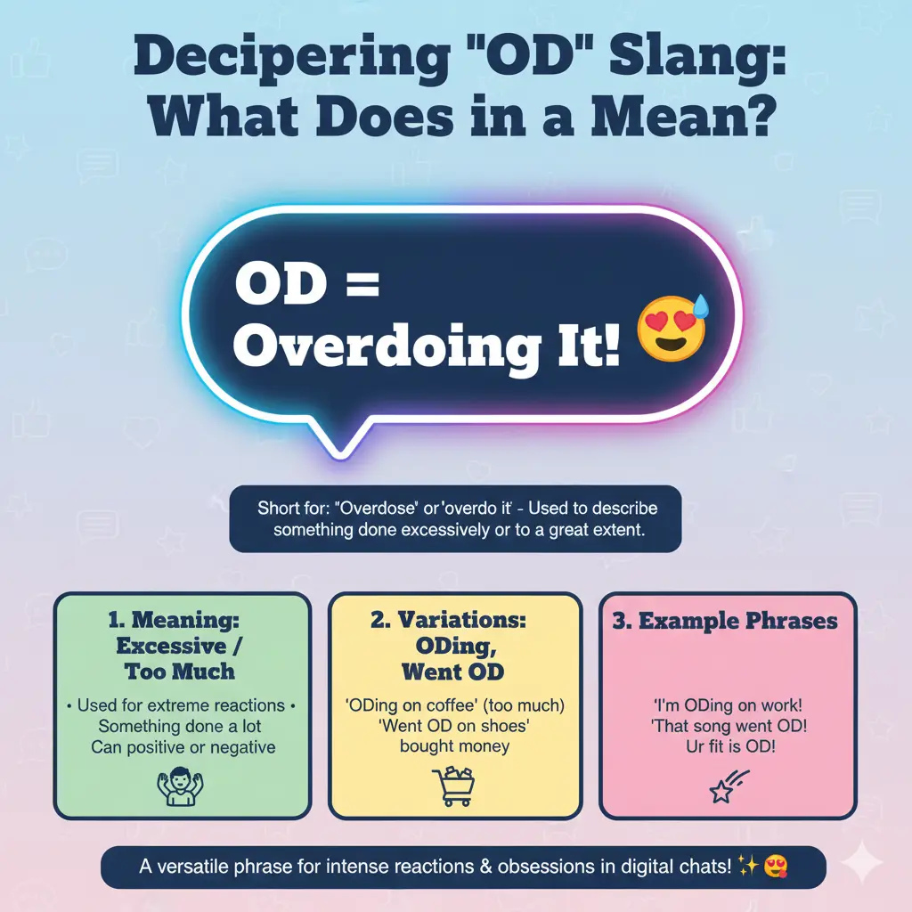 What Does OD Mean in Text?