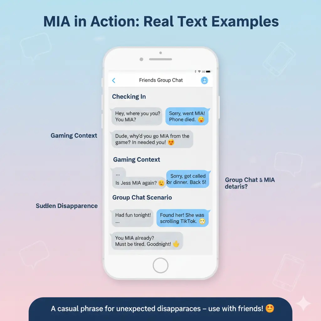 Examples of MIA in Conversation