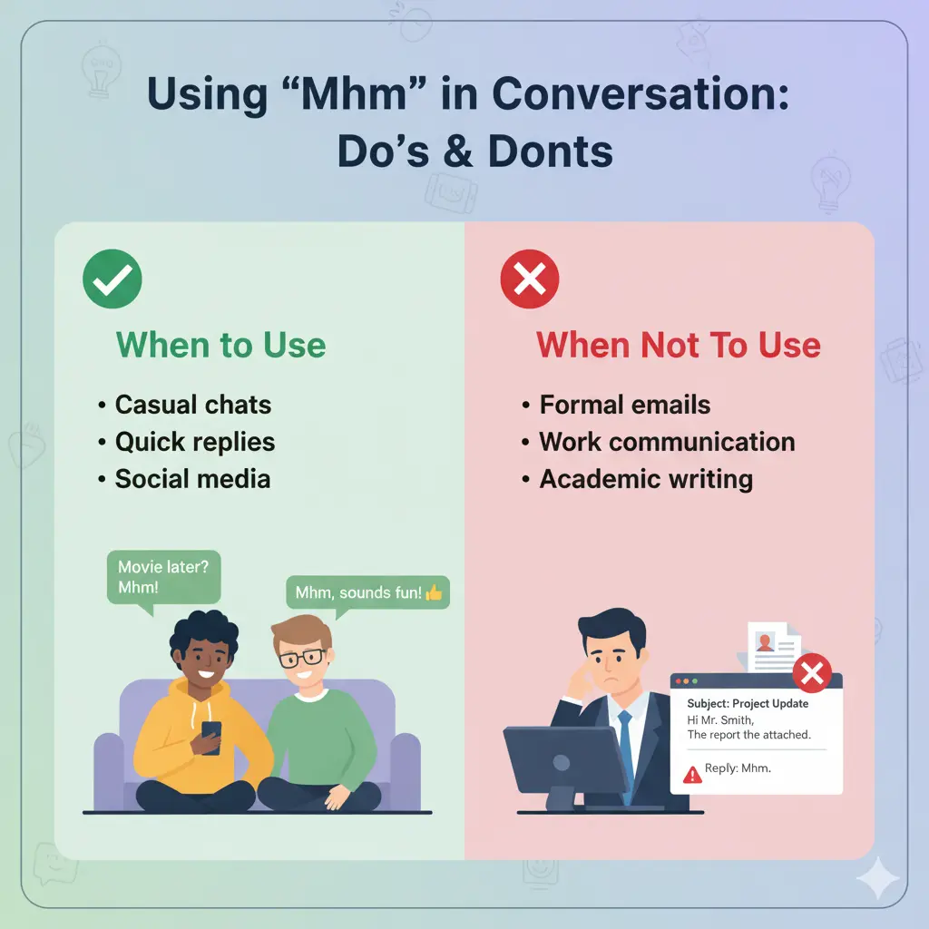 When to Use and When Not To Use Mhm
