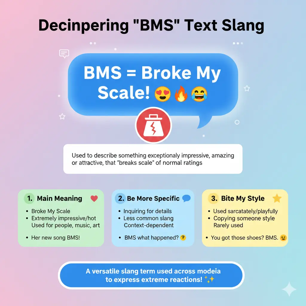 What Does BMS Mean in Text?