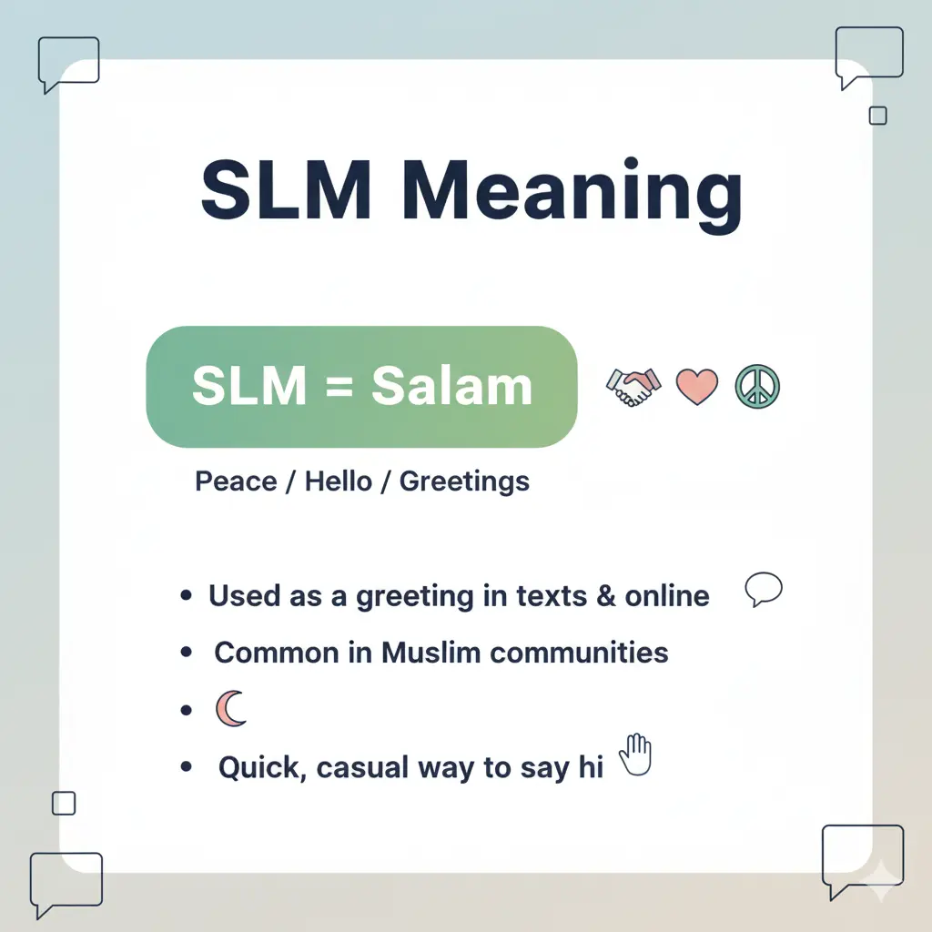 What Does SLM Mean in Text?