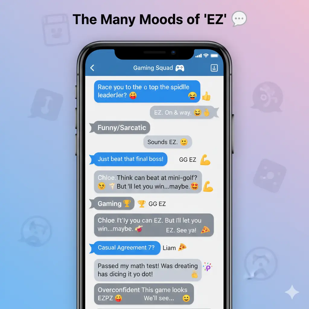 Examples of EZ in Conversation