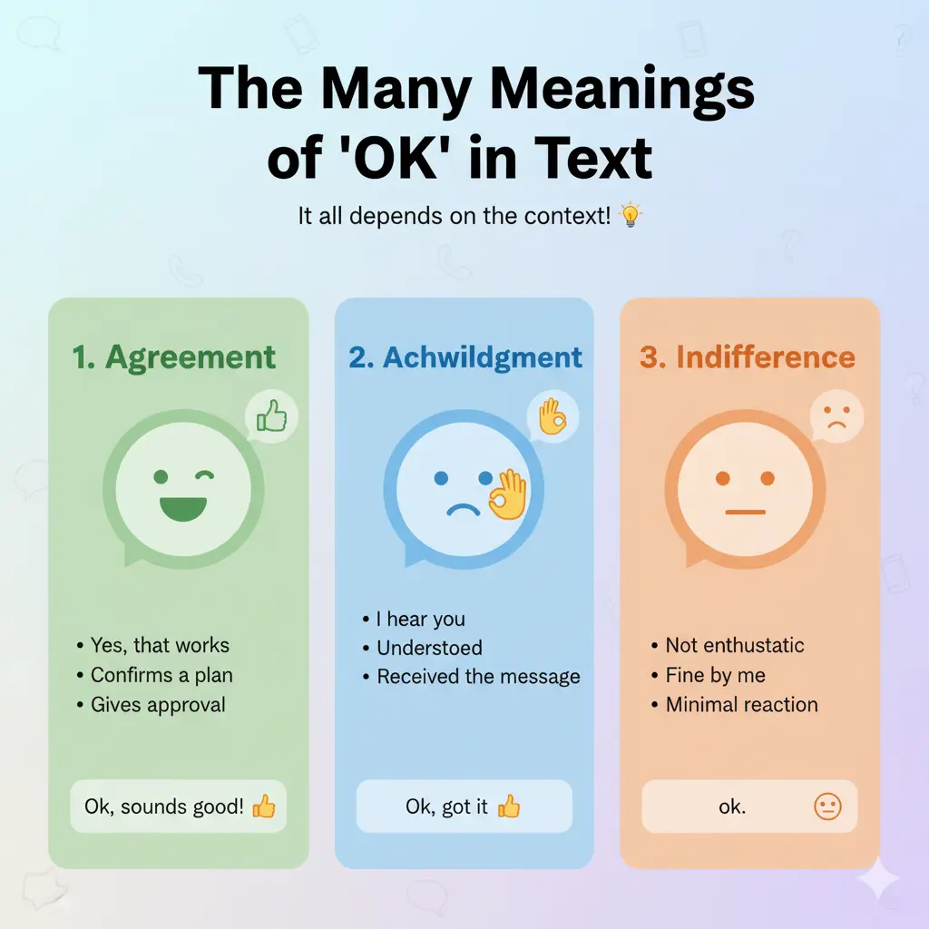 What Does Ok Mean in Text