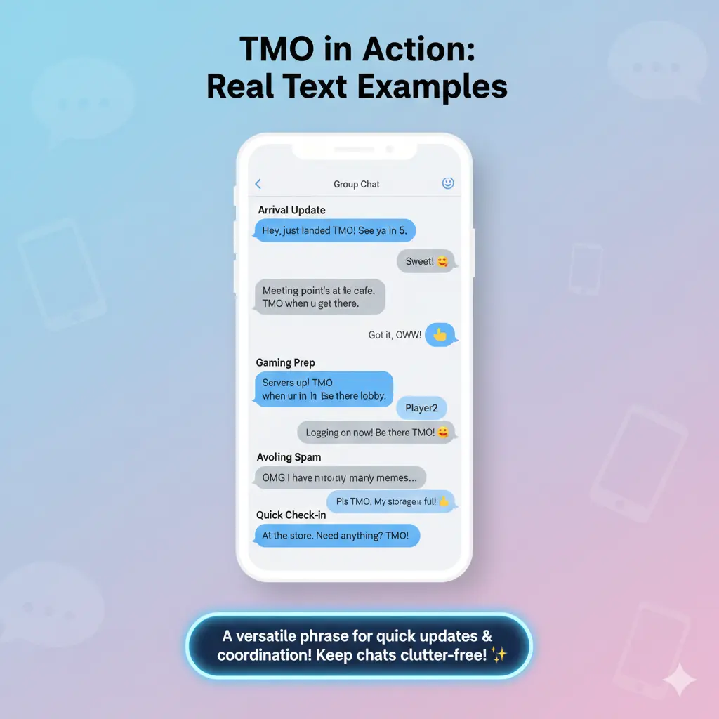 Examples of TMO in Conversation