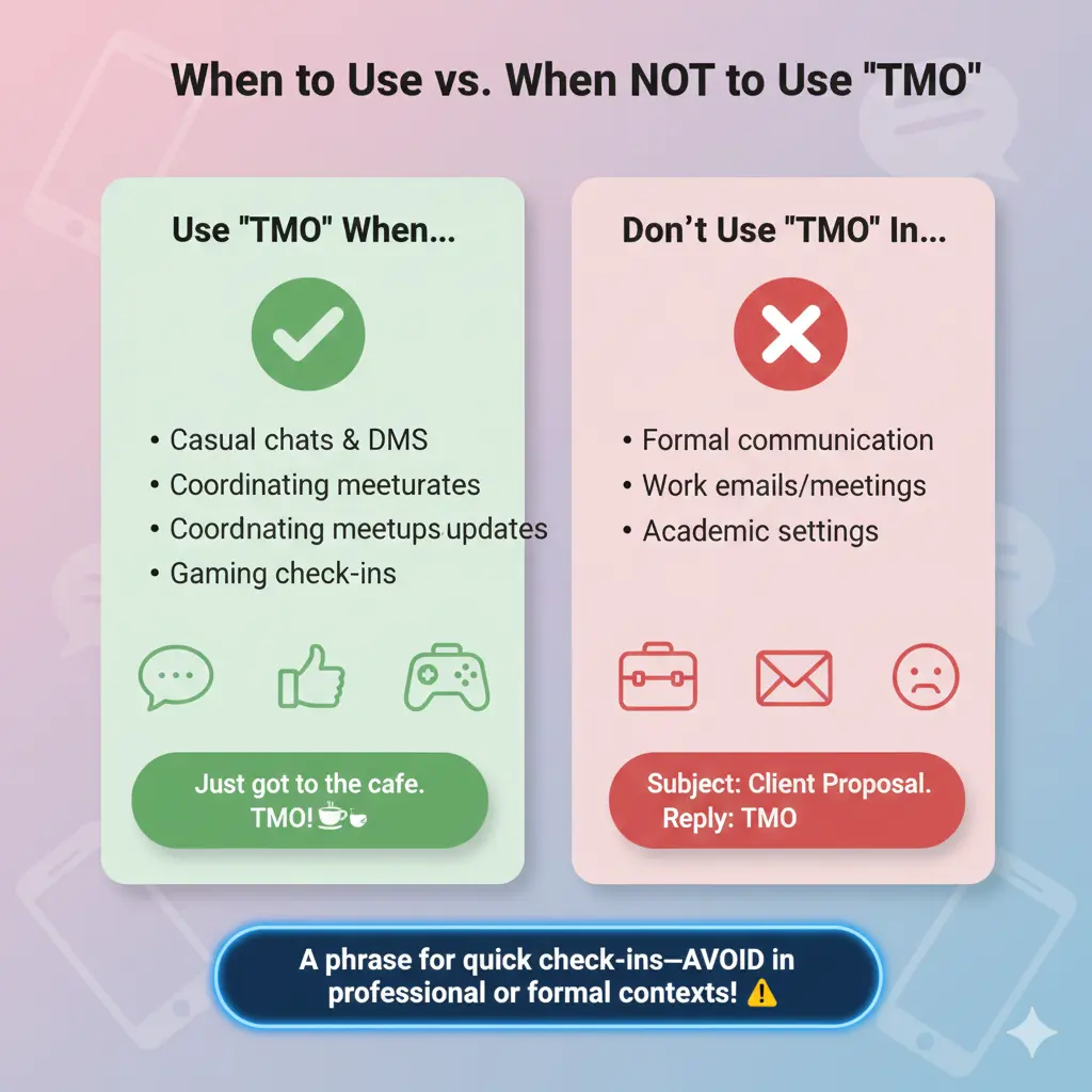 When to Use and When Not to Use TMO