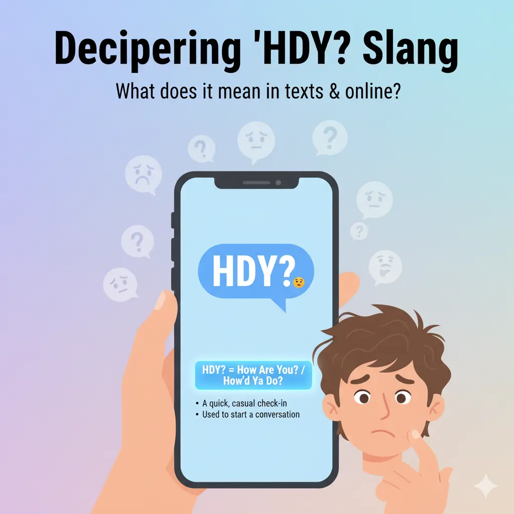 HDY Meaning in Text