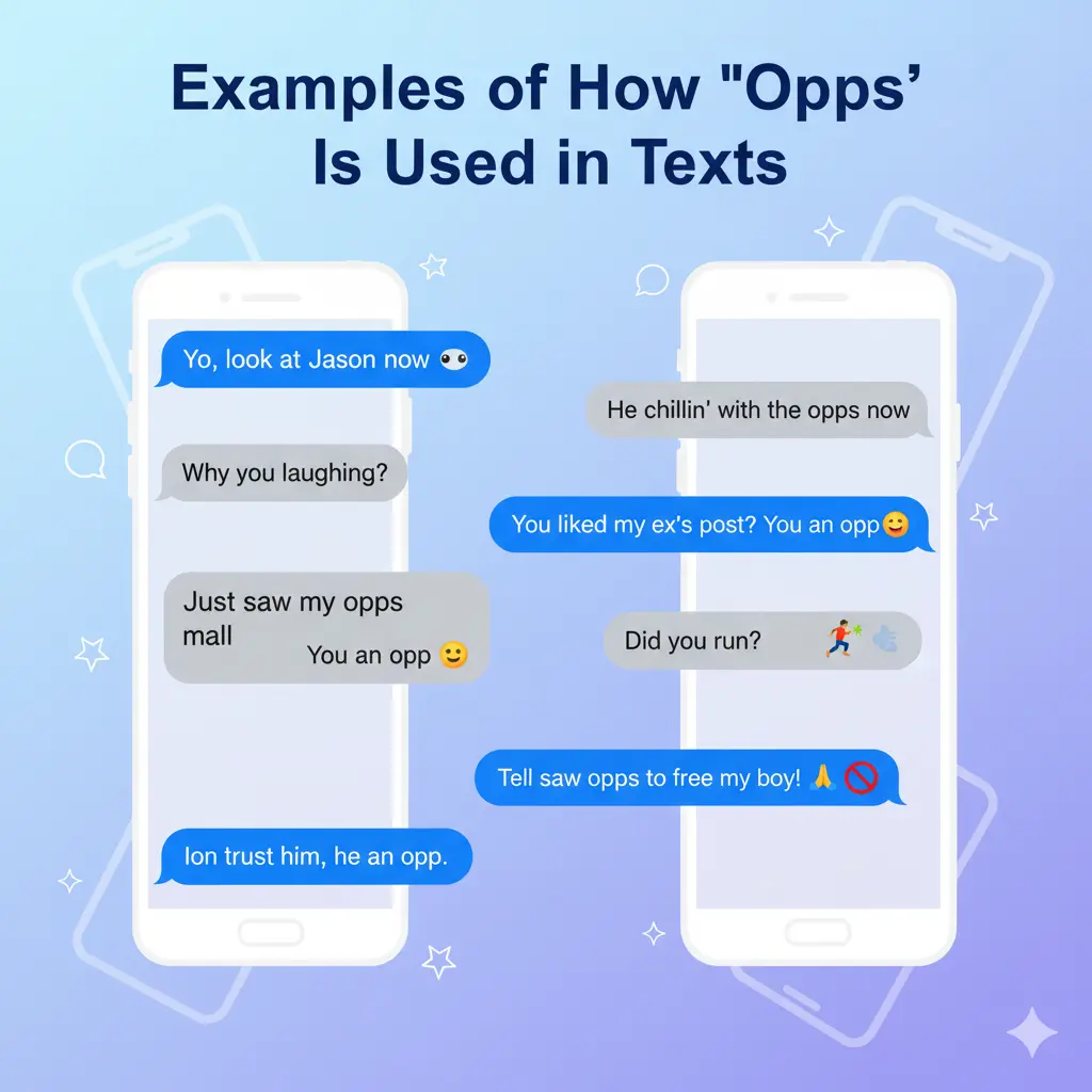 Examples of Opps in Conversation