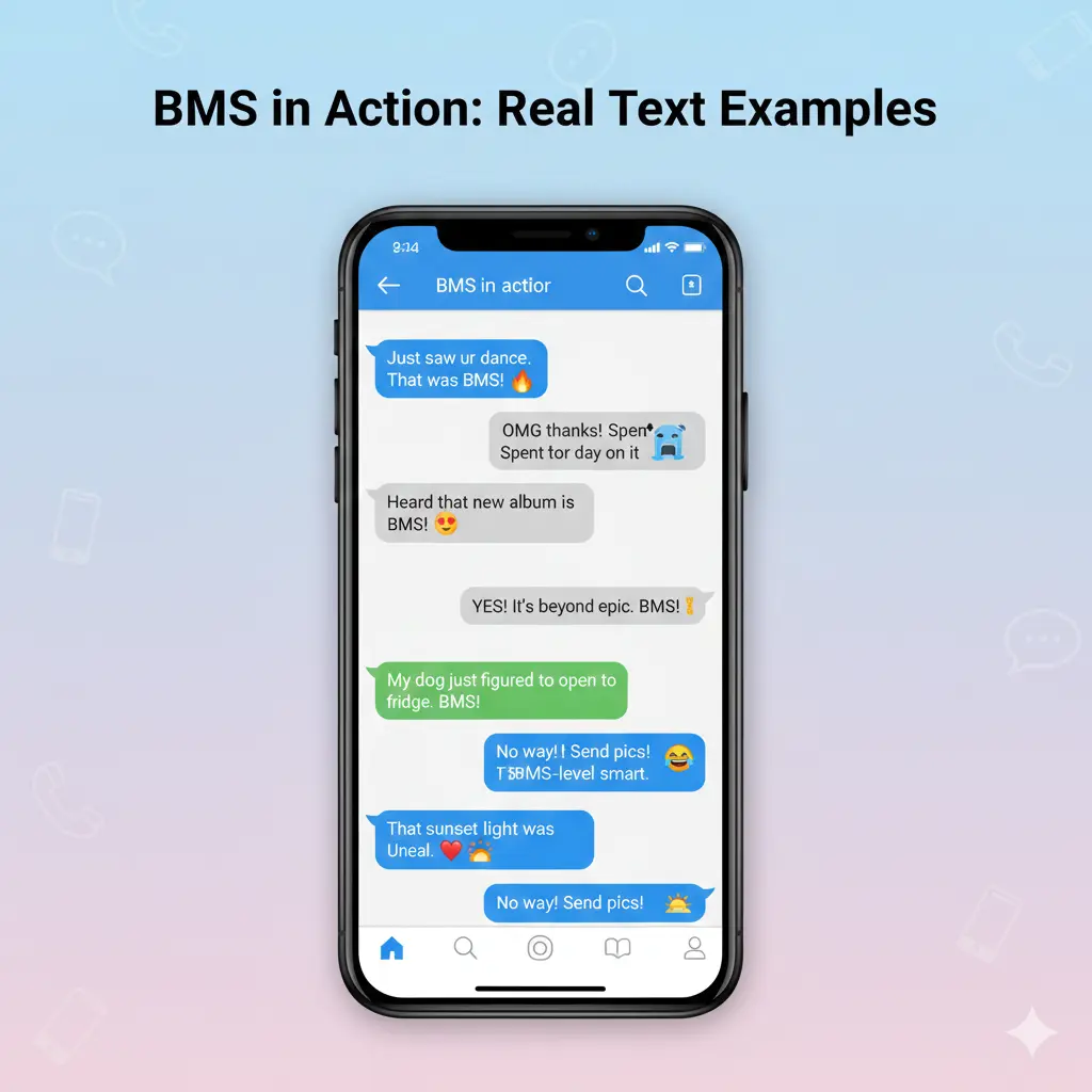 Examples of BMS in Conversation