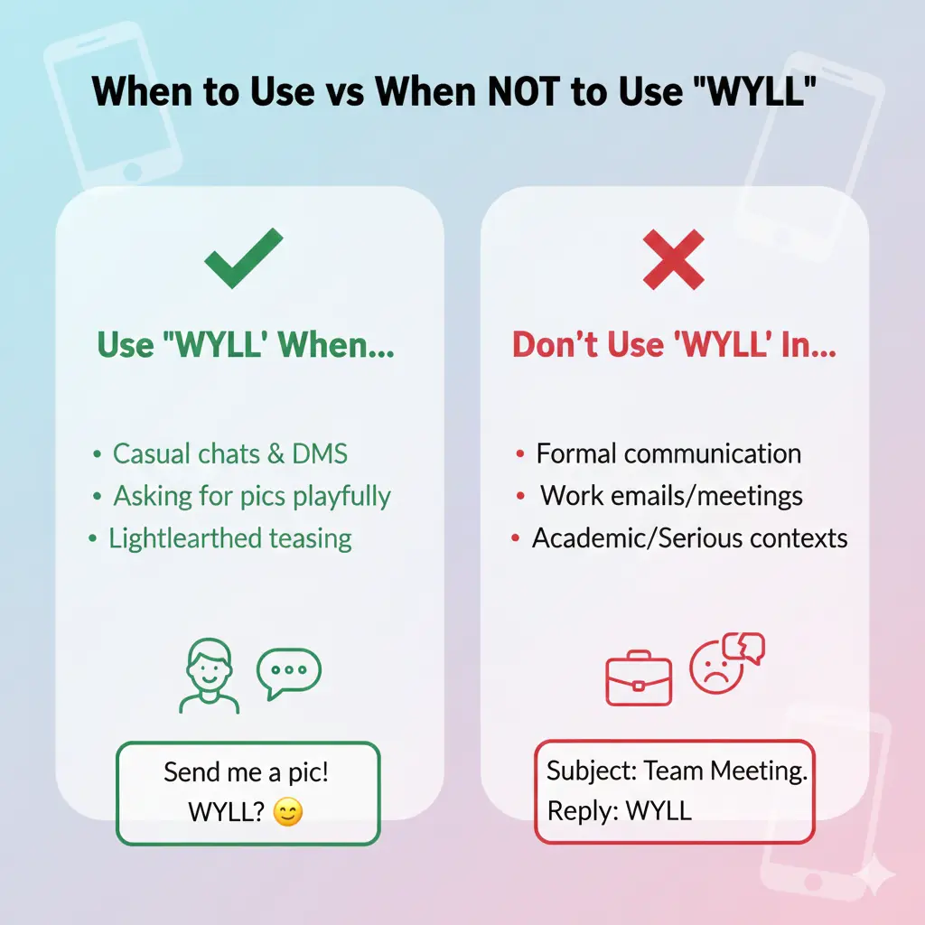 When to Use and When Not To Use WYLL