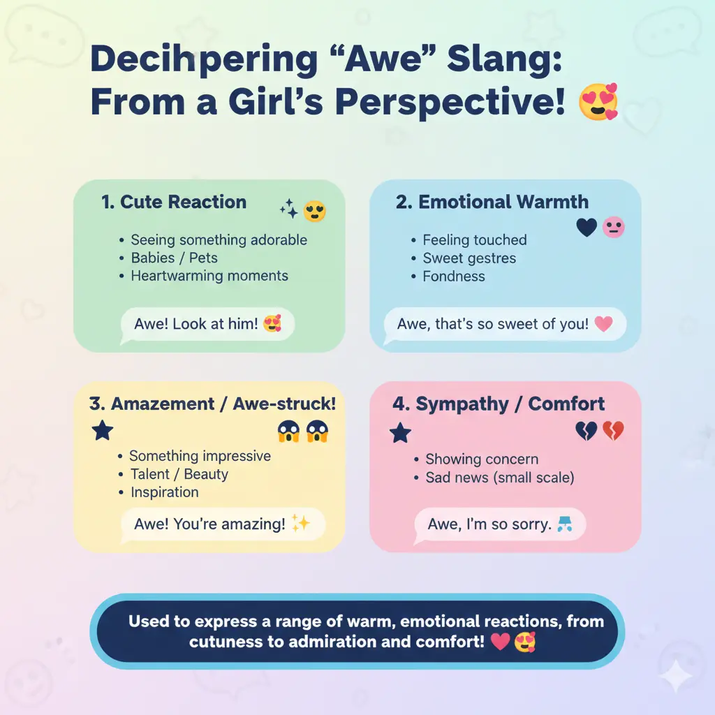 What Does “Awe” Mean in Text From a Girl?