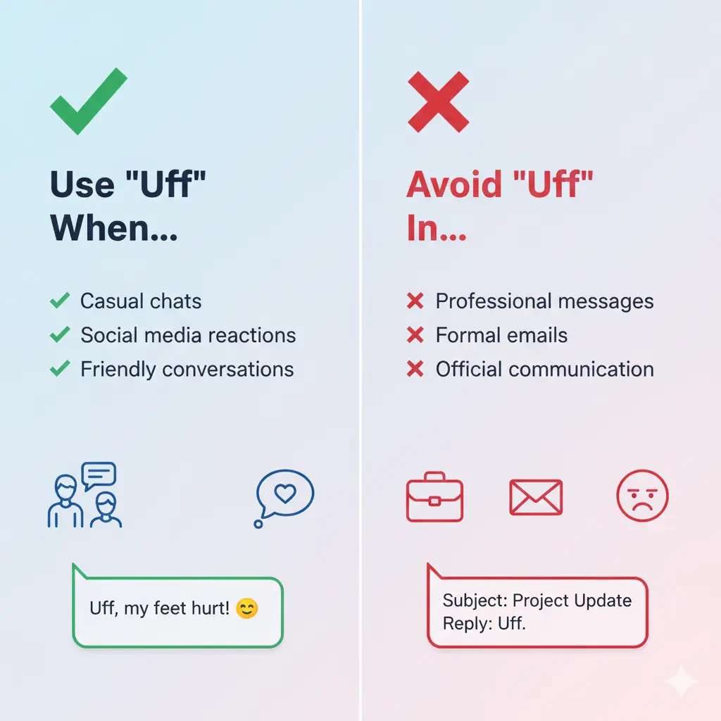 When to Use and When Not To Use Uff