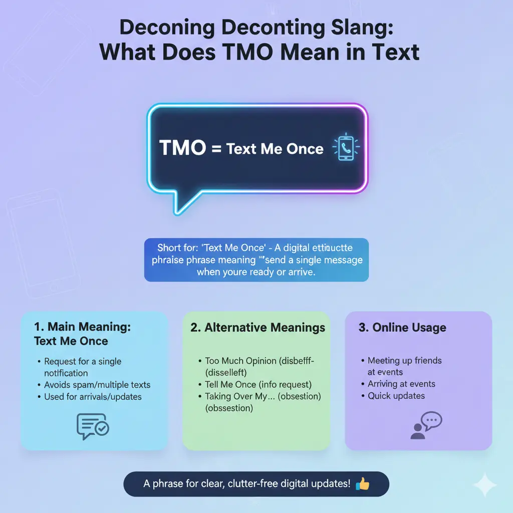 What Does TMO Mean in Text?