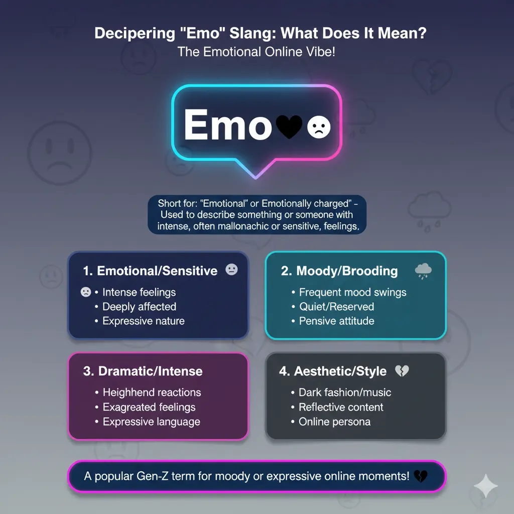 What Does Emo Mean in Text?