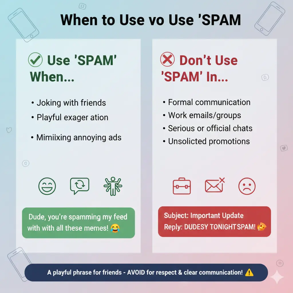 When to Use and When Not to Use Spam