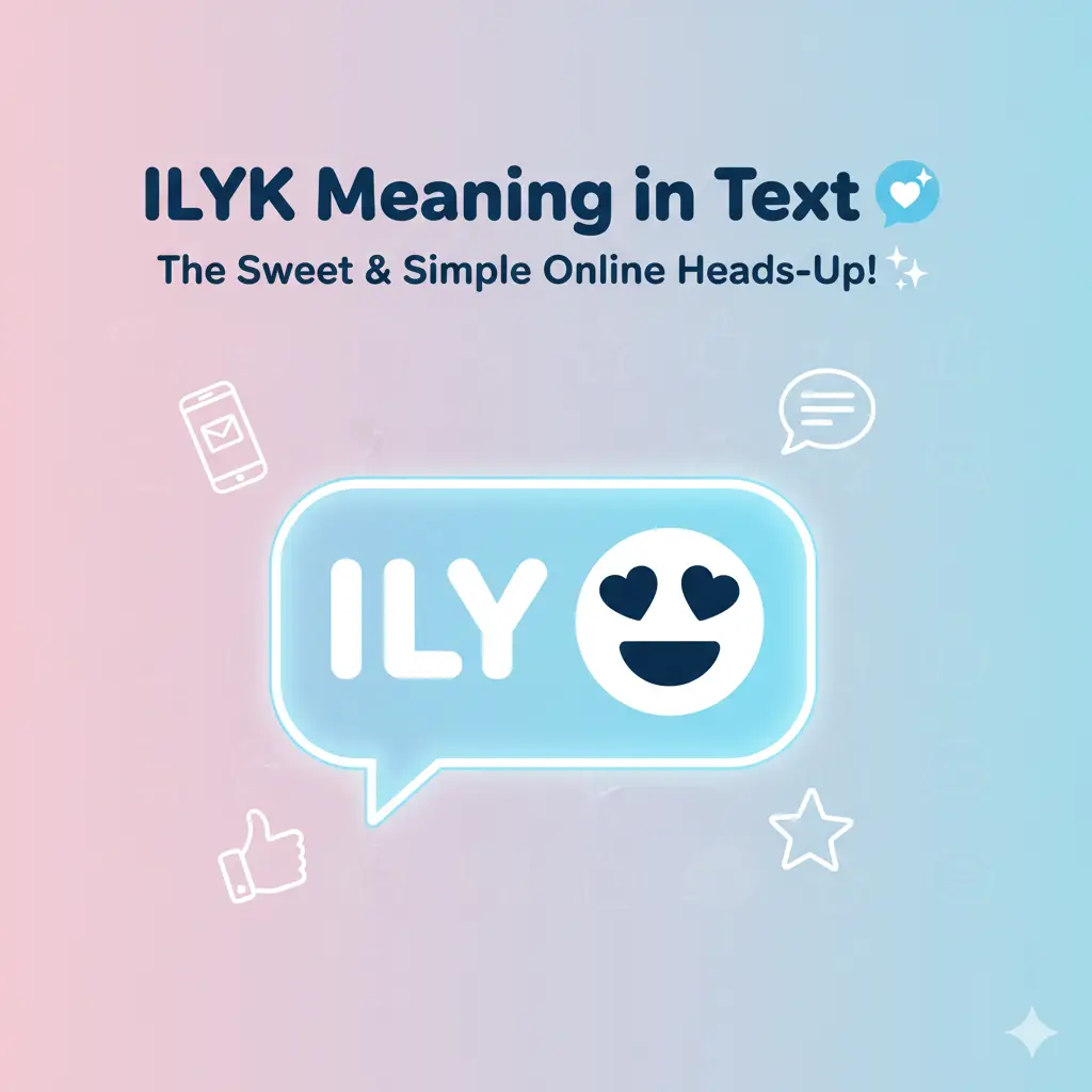 ILYK Meaning in Text