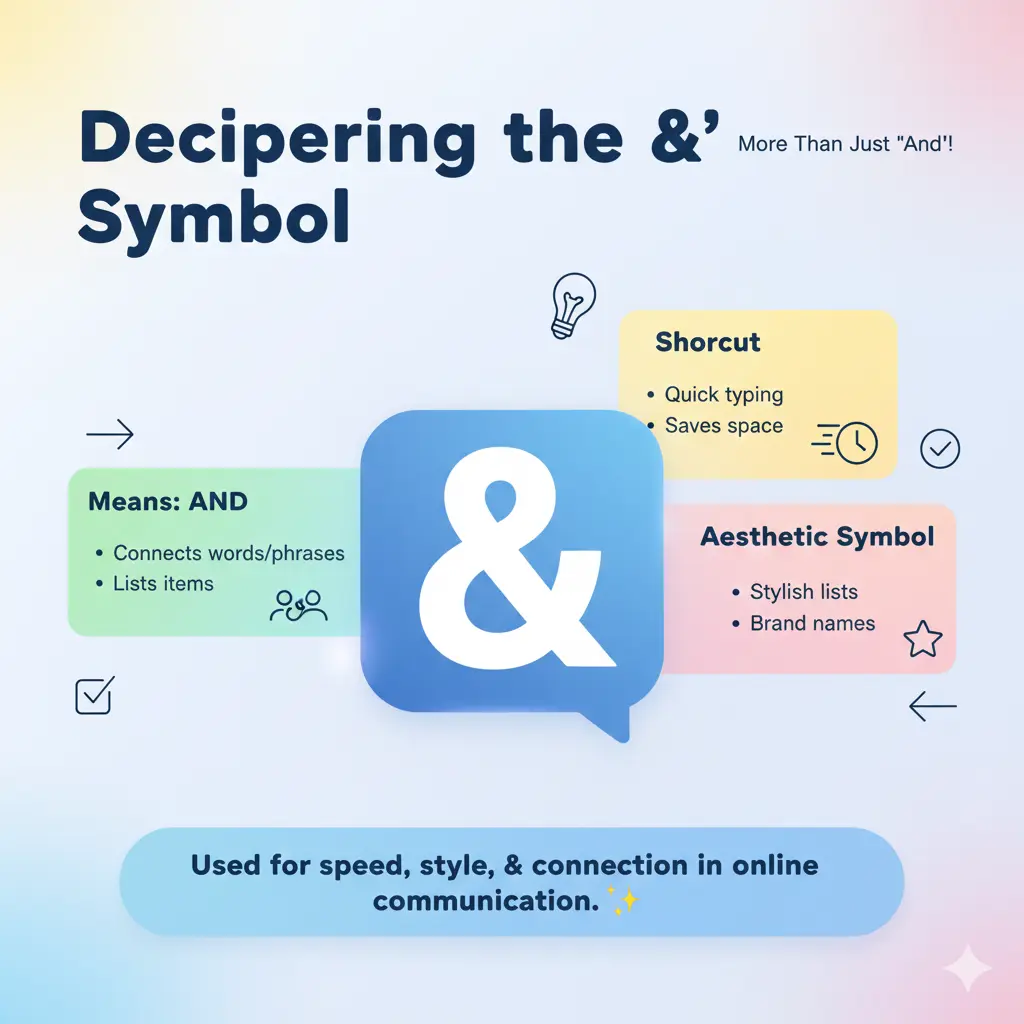 What Does & Mean in Text?