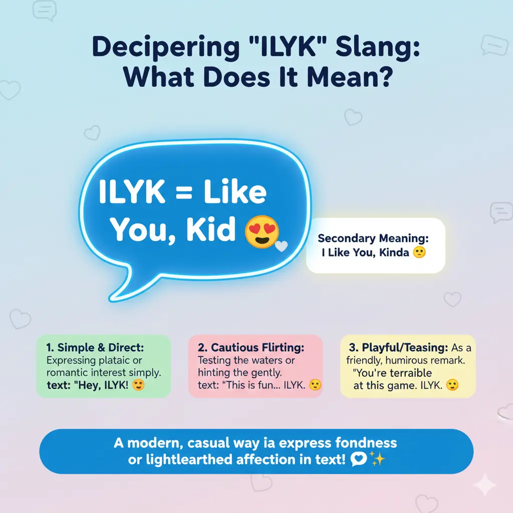 What Does ILYK Mean in Text?