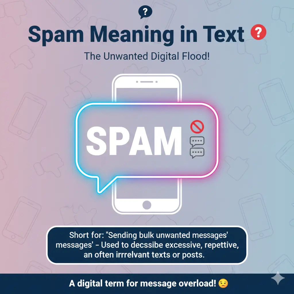 Spam Meaning in Text