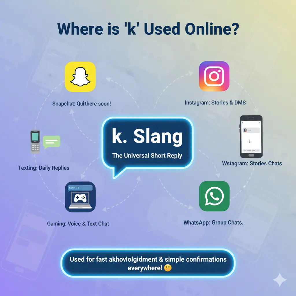 Examples of ‘K’ in Conversation