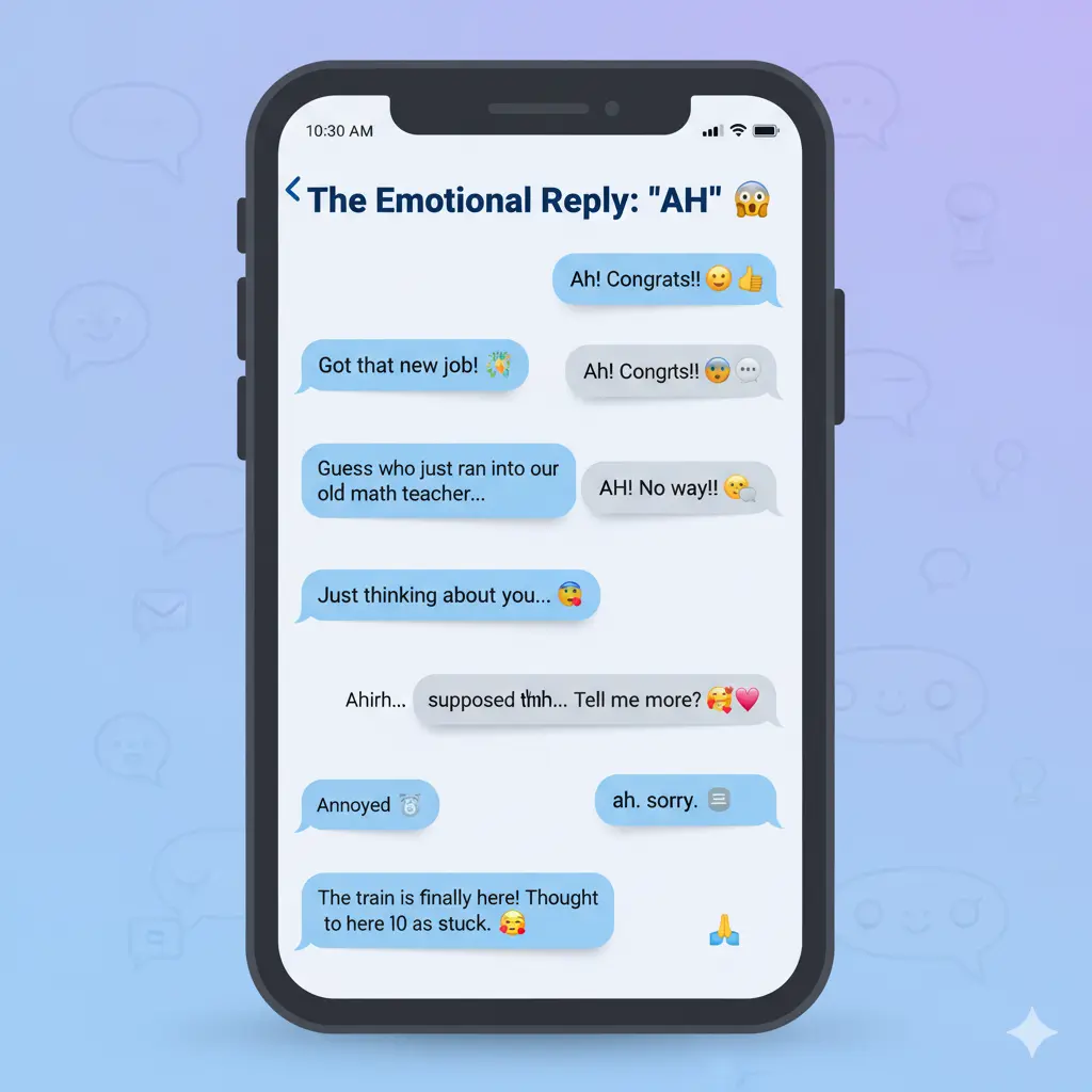 Examples of AH in Conversation