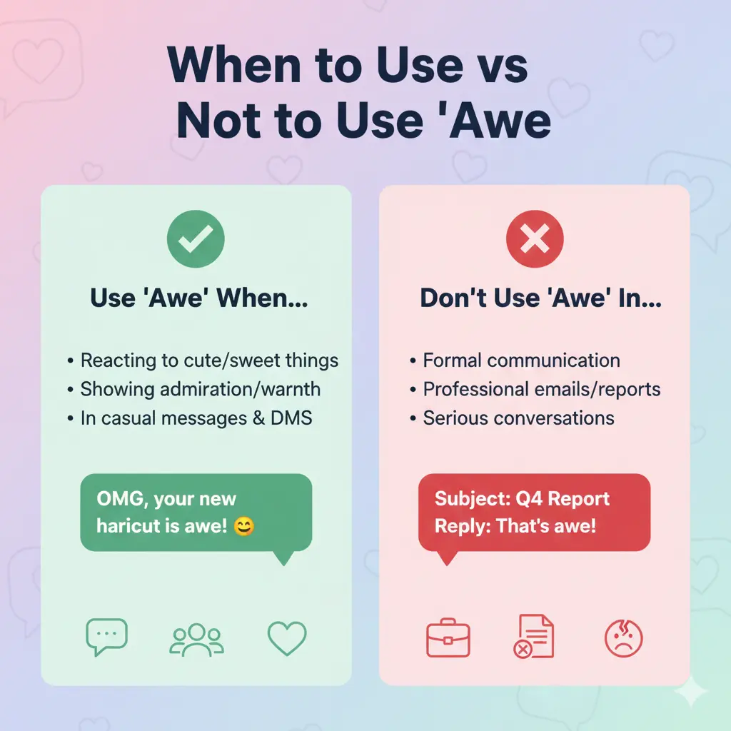 When to Use and When Not To Use “Awe”