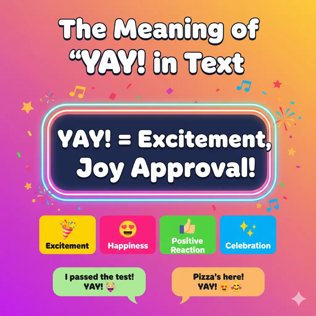 What Does “Yay” Mean in Text?
