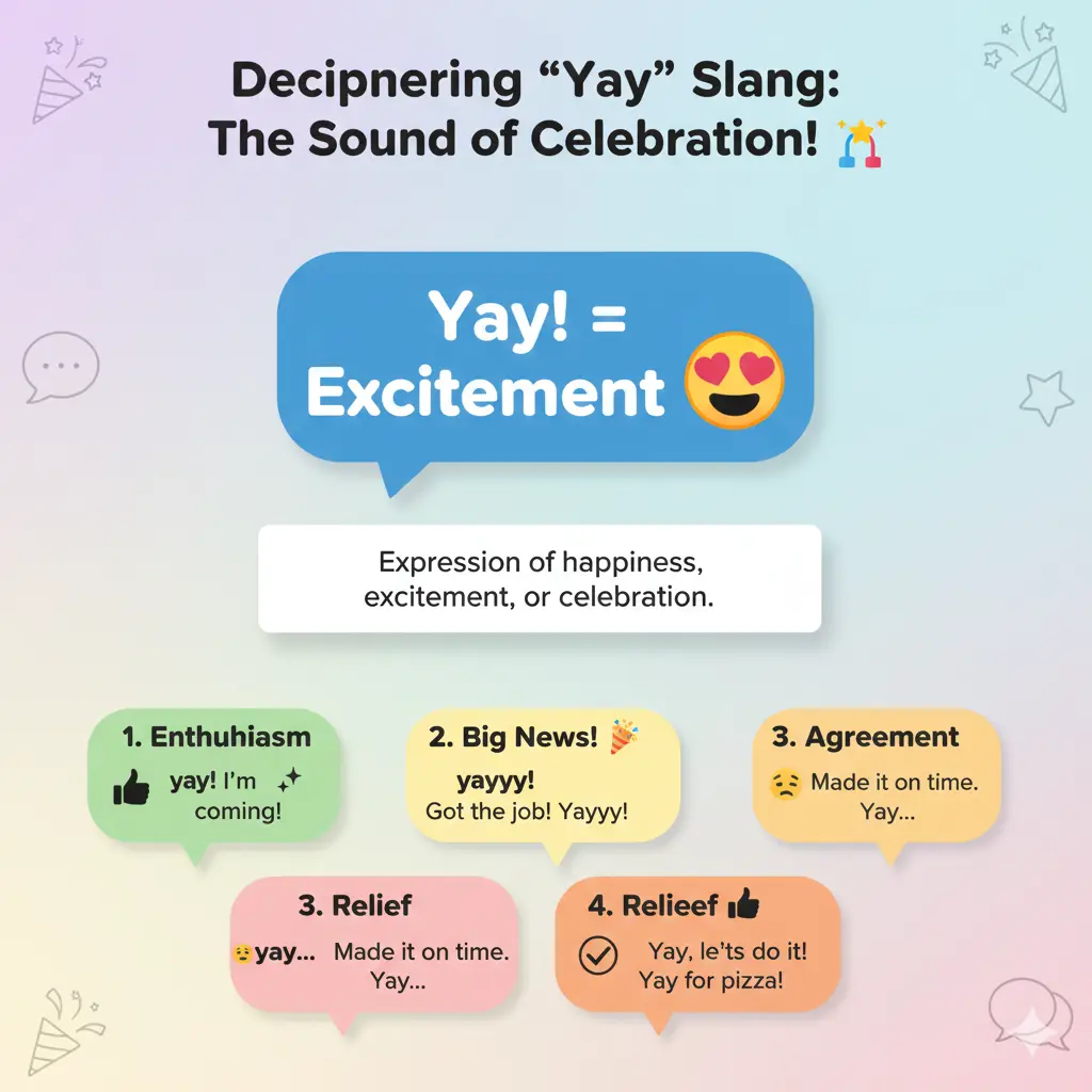 What Does “Yay” Mean in Text?