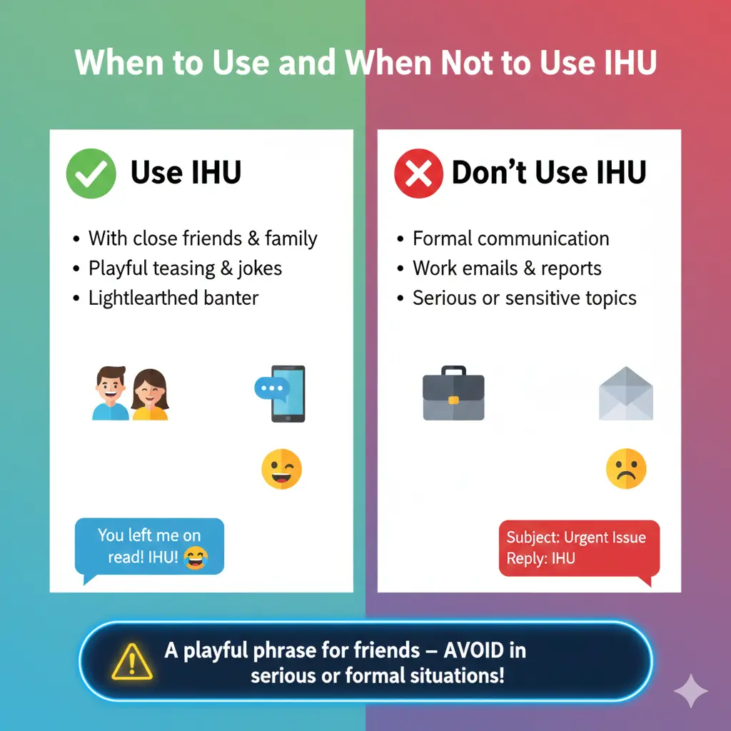 When to Use and When Not to Use IHU