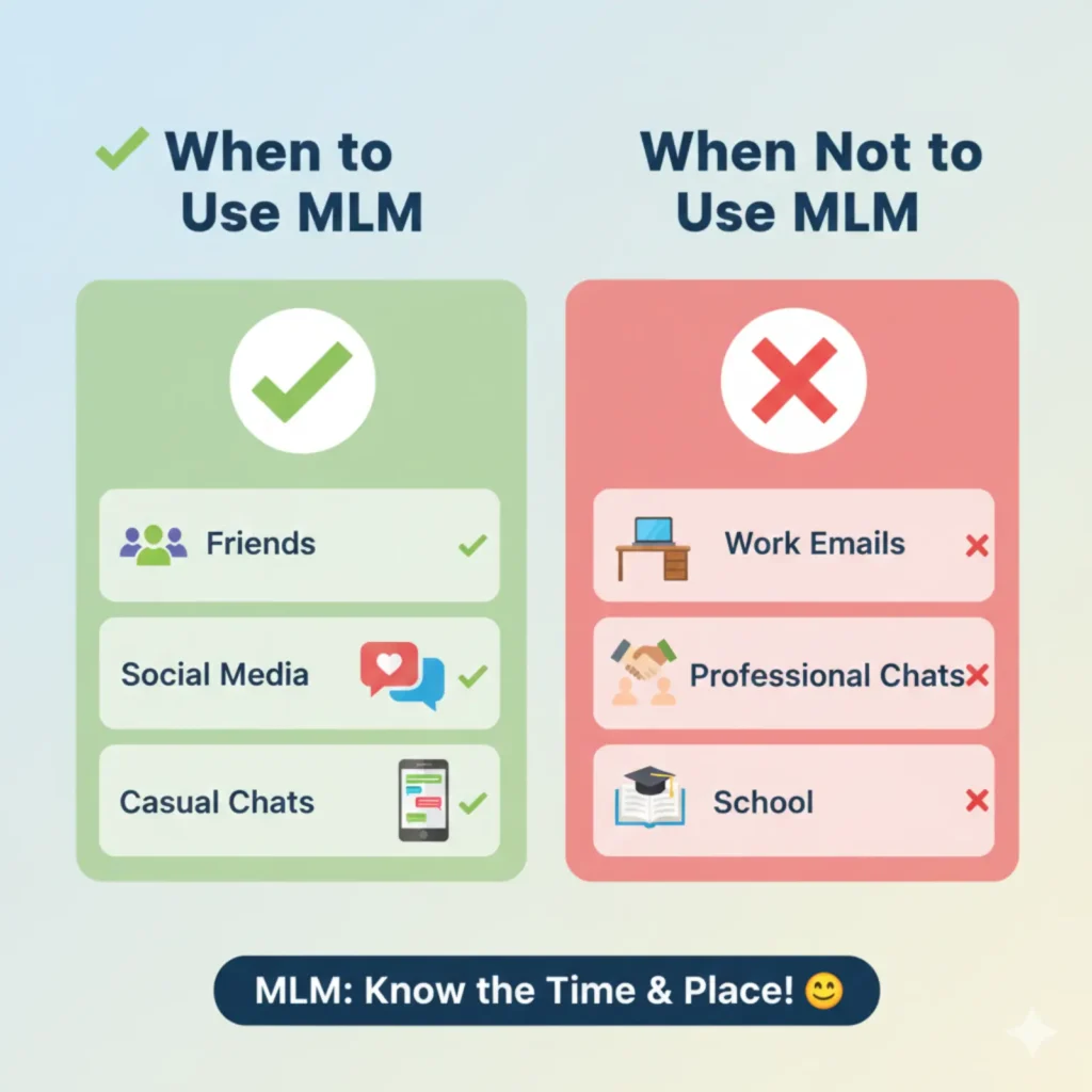 When to Use and When Not To Use MLM