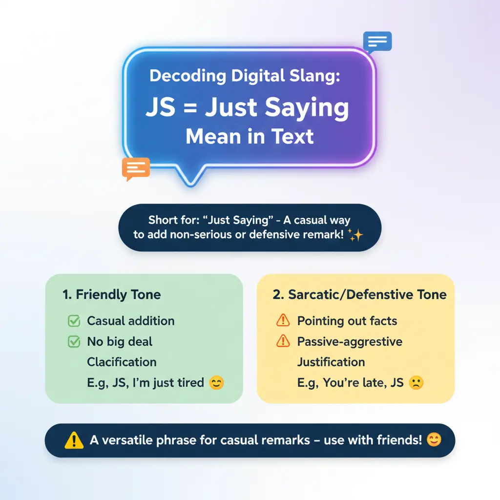 What Does JS Mean in Text?
