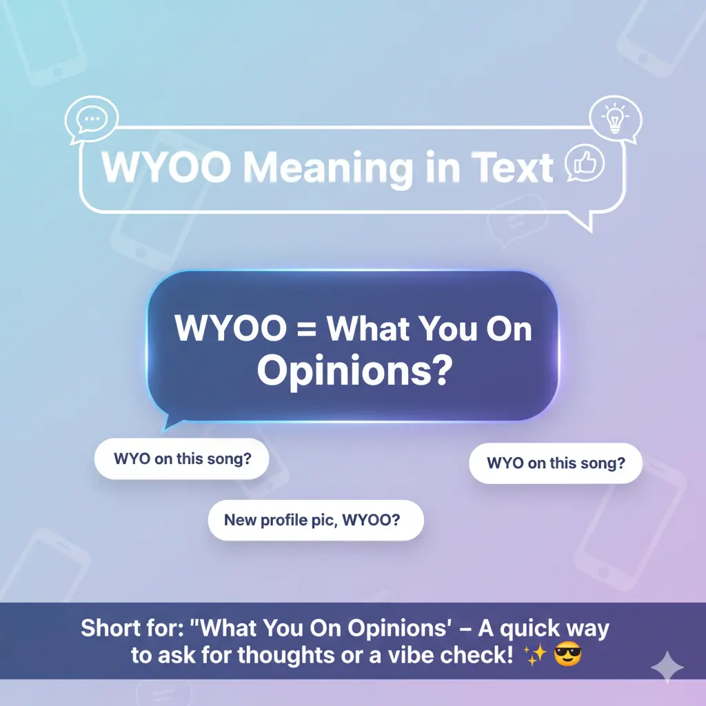 WYOO Meaning in Text