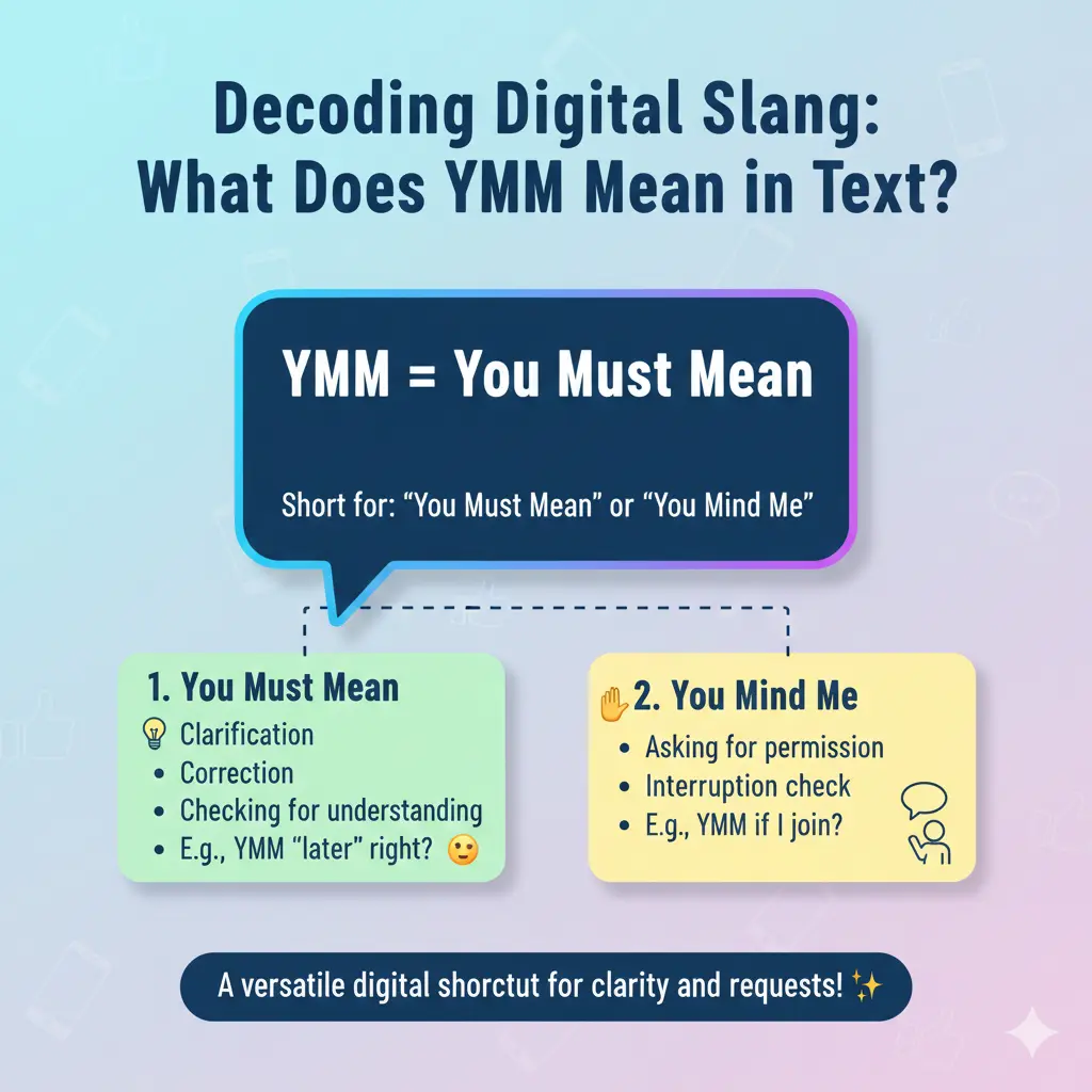 What Does YMM Mean in Text?