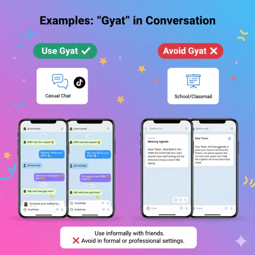 When to Use and When Not To Use Gyat