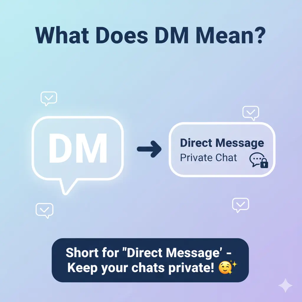 What Does DM Mean in Text?