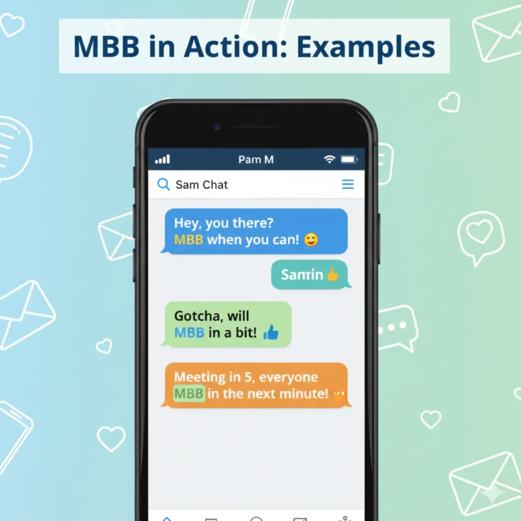 Examples of MBB in Conversation