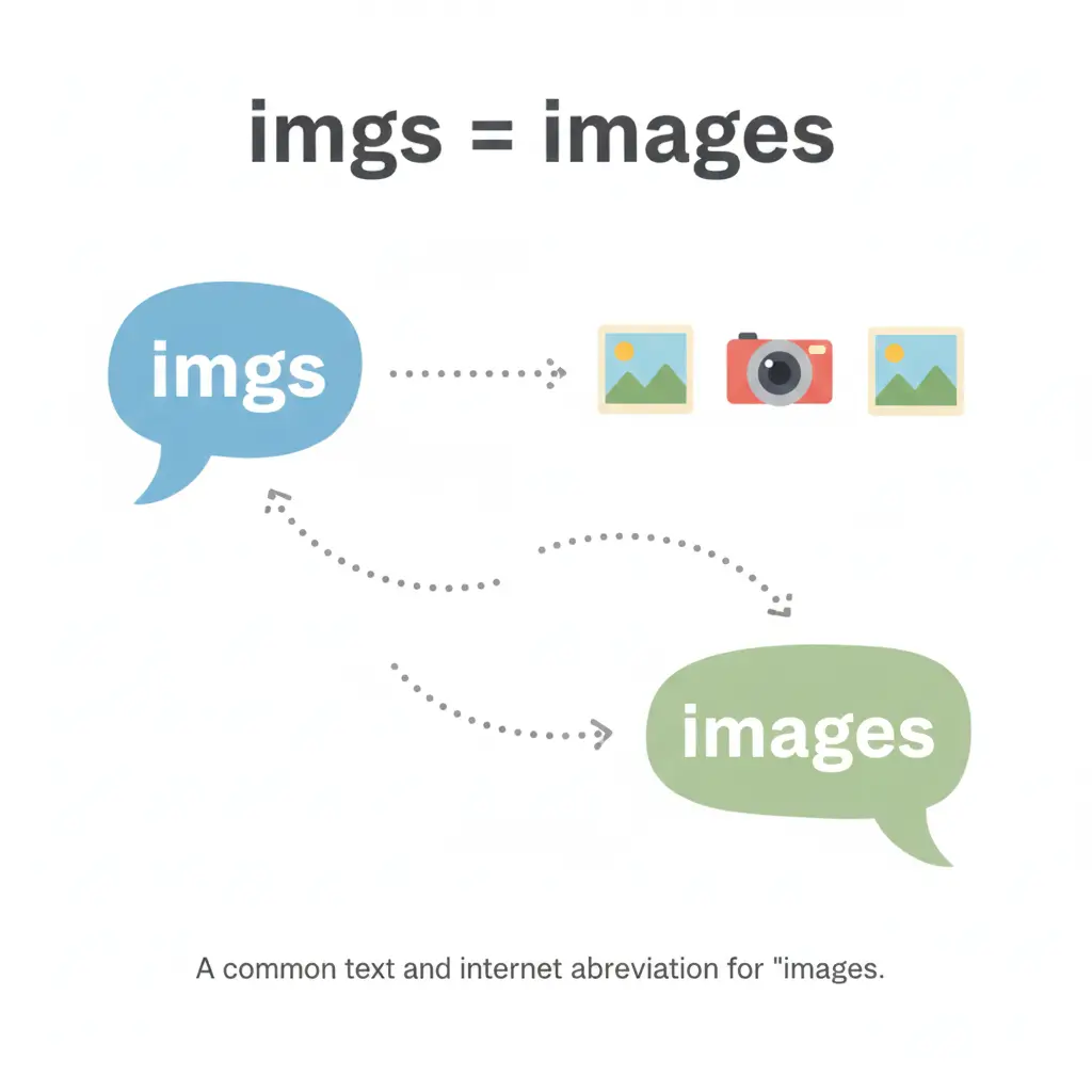 What Does imgs Mean in Text?