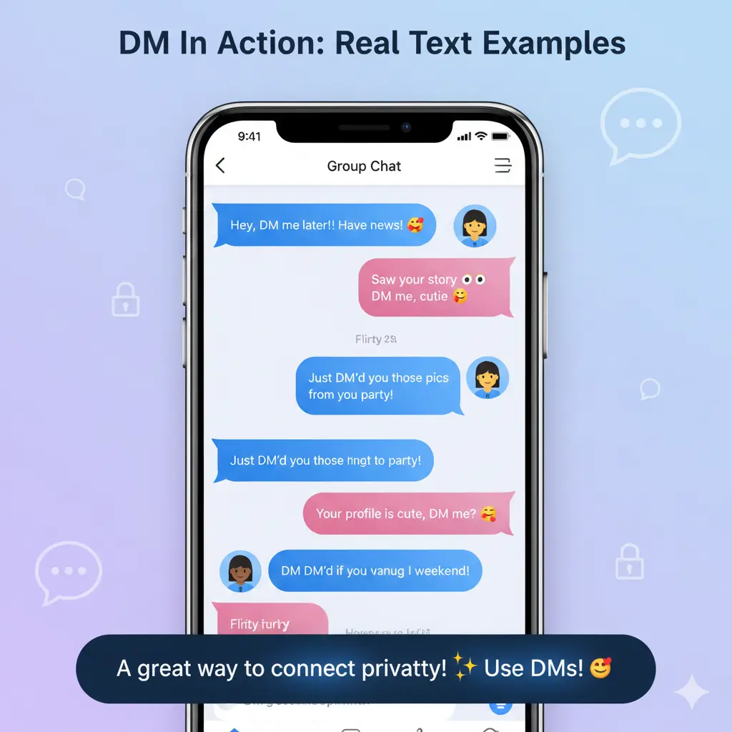 Examples of DM in Conversation
