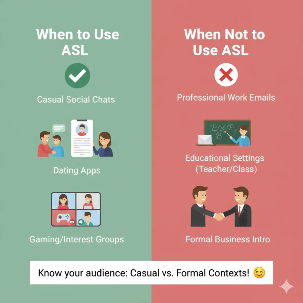 When to Use and When Not To Use ASL