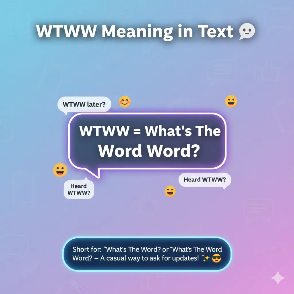 WTWW Meaning in Text