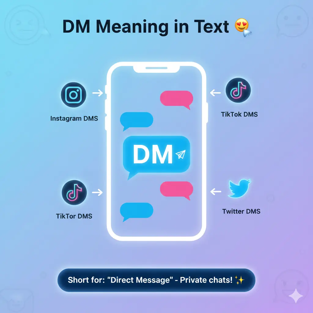 DM Meaning in Text
