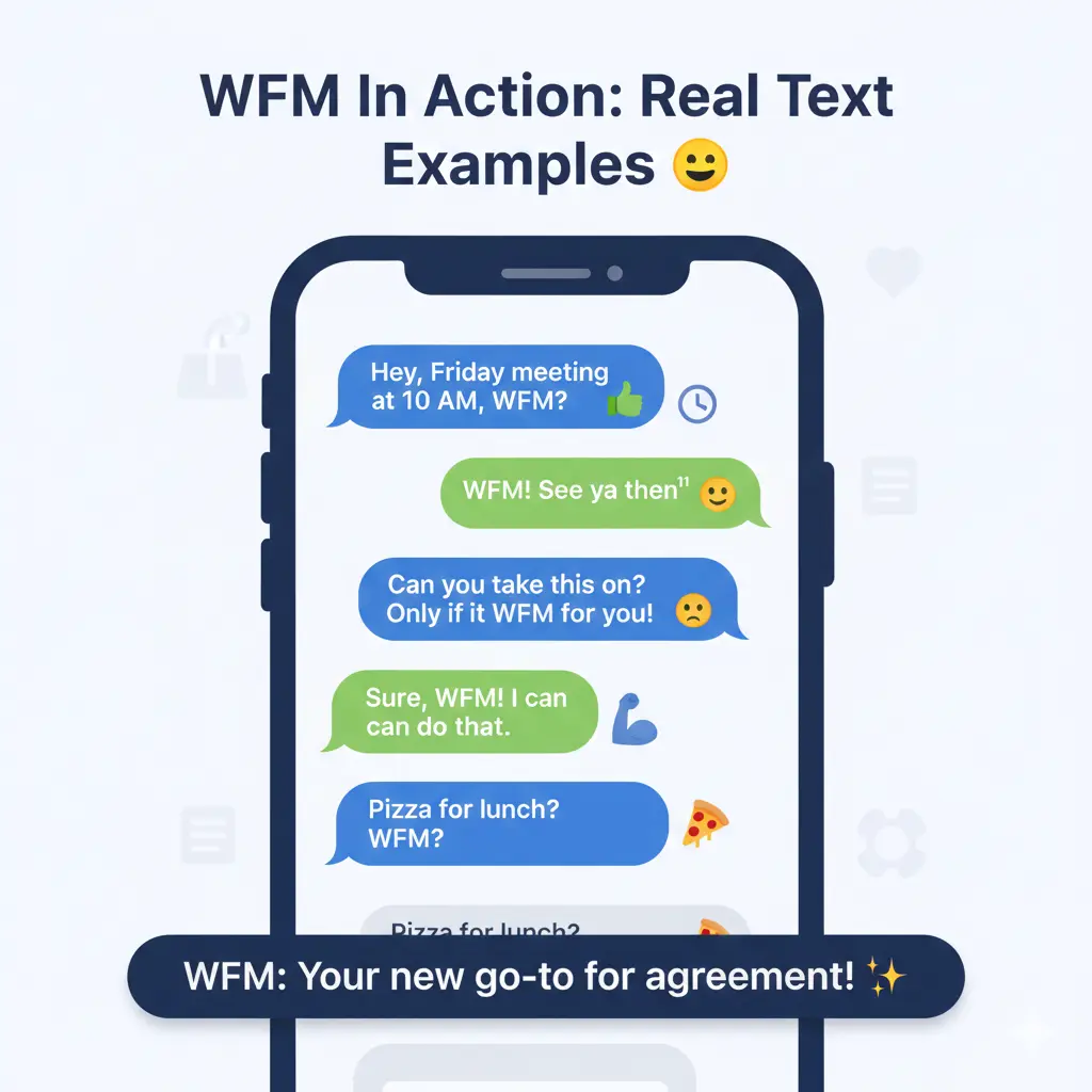 Examples of WFM in Conversation