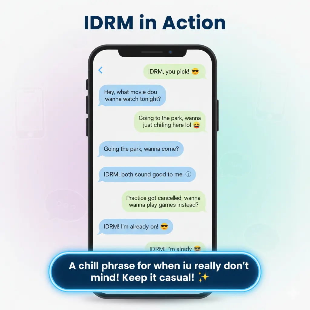 Examples of IDRM in Conversation