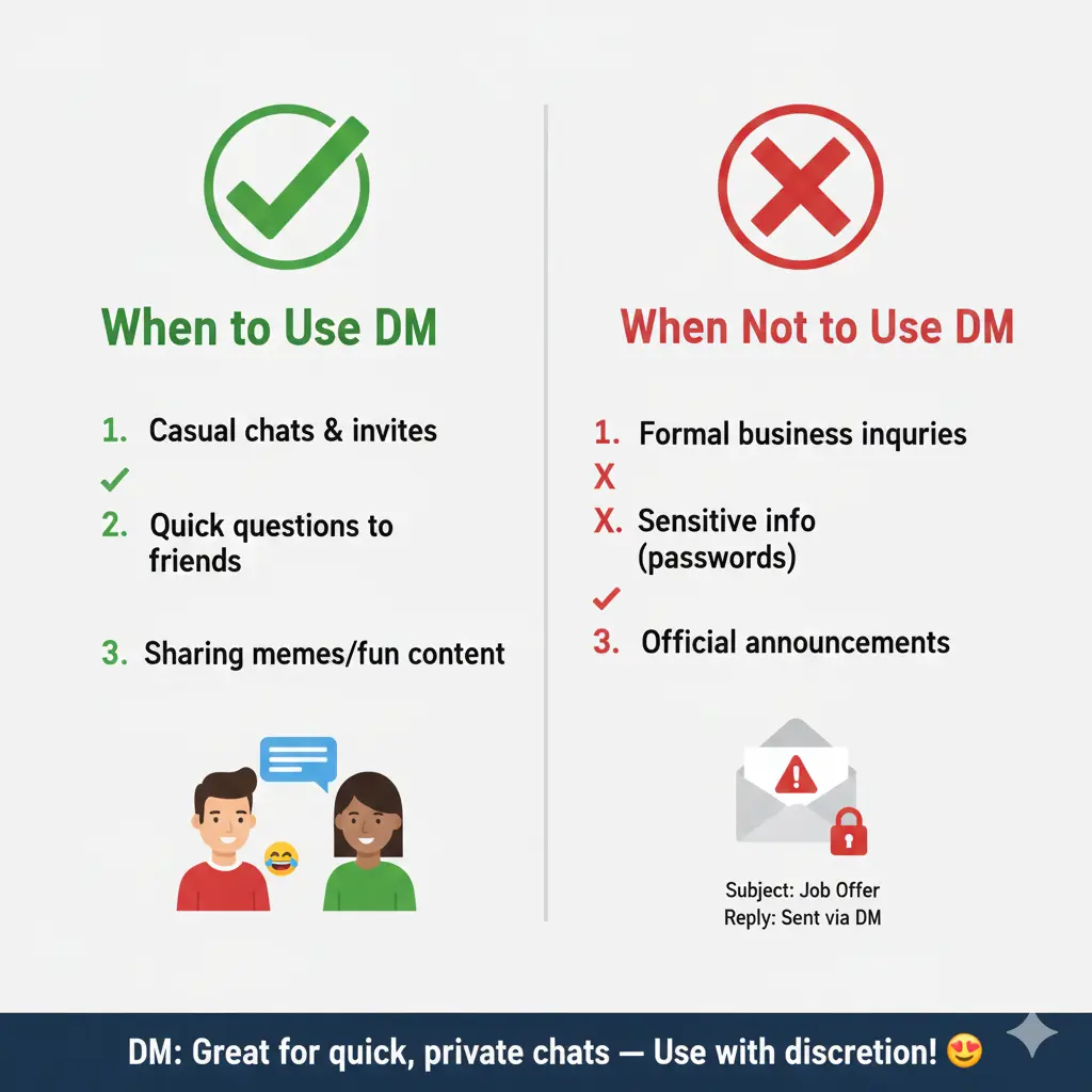 When to Use and When Not To Use DM
