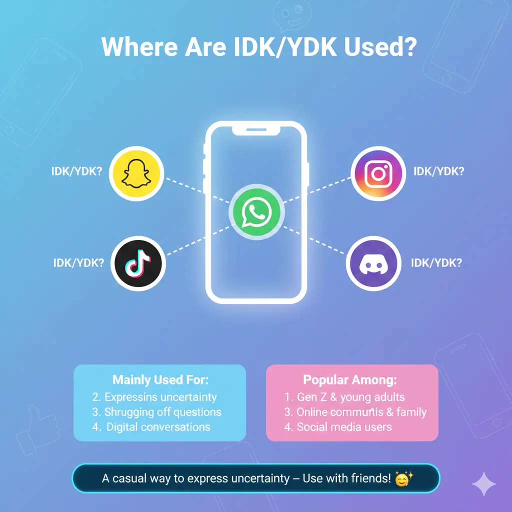 Where Is IDK/YDK Used?